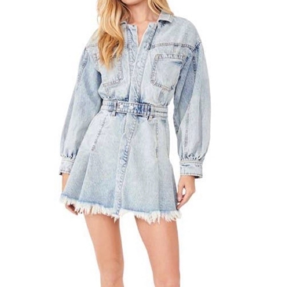 We The Free Chain of Command denim dress